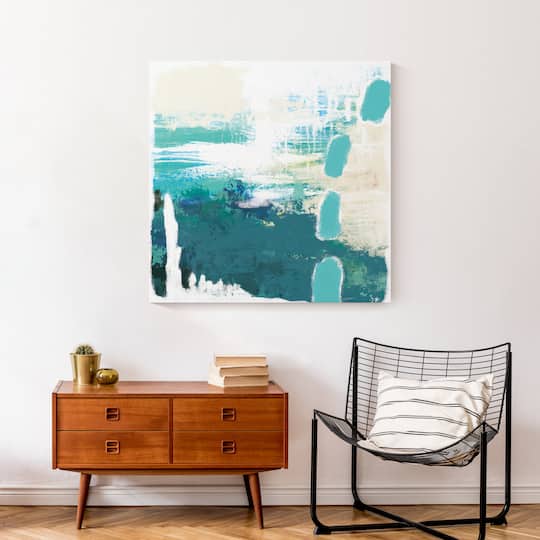 Shades Of Blue 30" x 30" Canvas Wall Art
